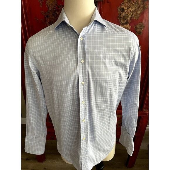Massimo Dutti Other - Massimo Dutti Collezioni Blue White Check Shirt-42